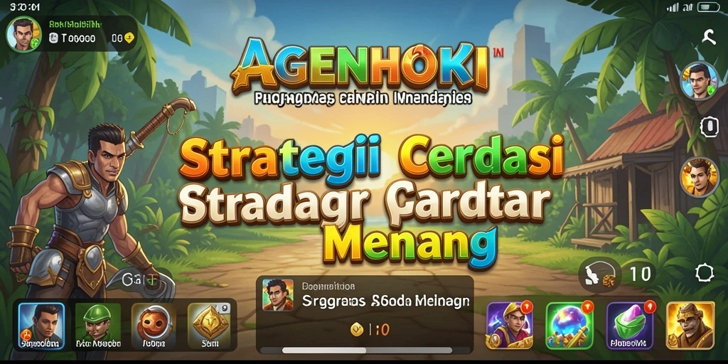 Tampilan gameplay AGENHOKI yang menegangkan dan penuh strategi.