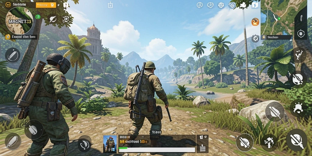 Gameplay Open World yang menakjubkan dengan pemandangan yang luas.