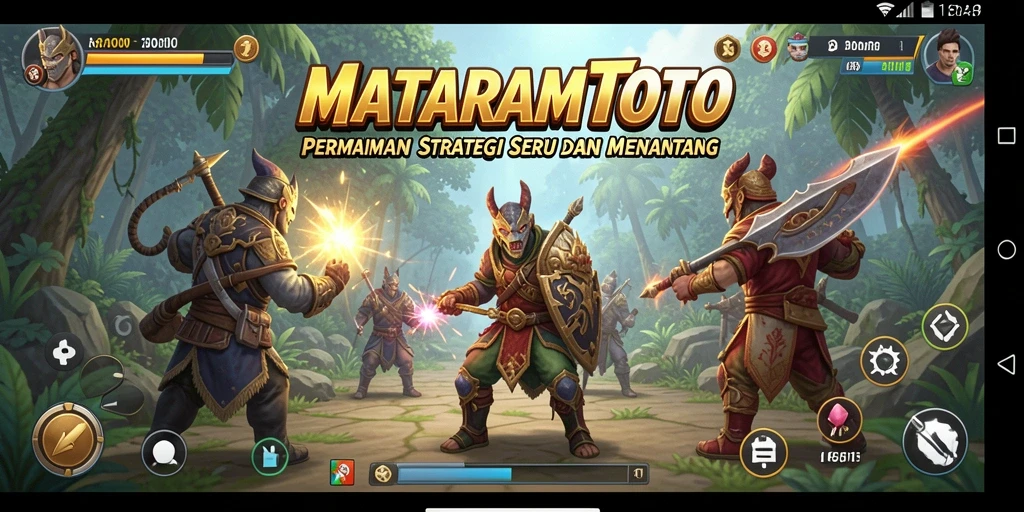 Tampilan menarik gameplay strategy di MATARAMTOTO.