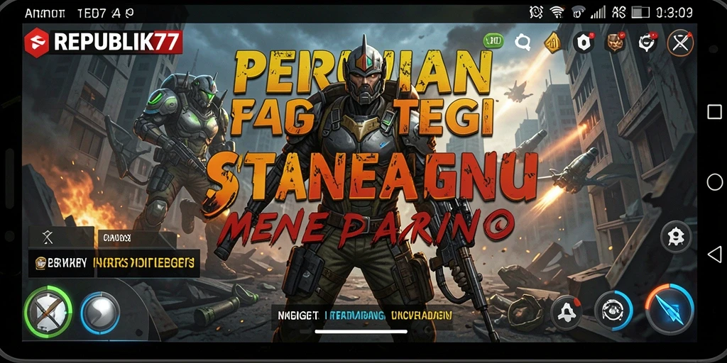 Tampilan gameplay menakjubkan dan penuh taktik di REPUBLIK77.